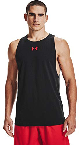 Under Armour Herren UA Baseline Cotton Tank, weiches und leichtes Basketball Shirt, schnelltrocknendes Herren Tank Top aus Baumwolljersey-Mischung