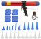 Pistola Ad Aria Compressa per Colla Morbida 600 Ml Pistola Pneumatica per Silicone Pneumatico, Utensile Manuale per Pistola in Silicone Ad Aria con Indicatore di velocità per