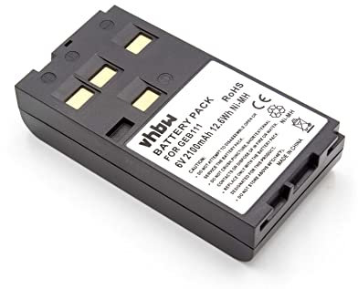 vhbw batteria compatibile con Leica TC805, TCR1102C, TCR402, TCR405, TCR405 Power, TCR406 dispositivo di misurazione (2100mAh, 6V, NiMH)