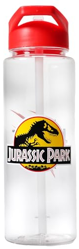 Half Moon Bay Jurassic Park - I Survive Jurassic Park - June 1993 Reusable Water Bottle with Straw 700ml