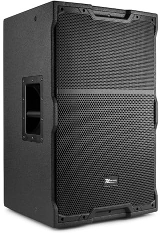 Power Dynamics PDY215 - Altavoz Pasivo. Altavoz Potente Sonido de 800W. 400W RMS. Sistema de 2 Vías Profesional. Woofer de 15. Graves potentes, Robusto. Tophat. Ideal DJ, Discomovil, Eventos, Clubs.