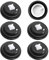 FunnAura 6PCS Diaphragm Washer Replacement, Spare Rubber Float Valve Set for Toilet Cistern