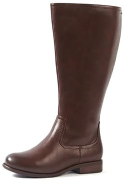 GABYLOU Stivali 2XL a polpaccio largo - Modello Melania. DK Brown24. 42