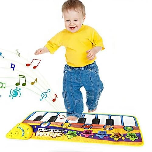 Piano Music Baby Gym Play Floor Mat Children’s Touch Play Musical Carpet Gifts For 1 2 3 4 5 6 Year Old Boys Girls