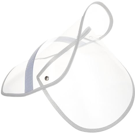 AOKWAWALIY 1pezzo Visiera Protettiva Rimovibile Per Cappello Antipioggia Accessorio Per Raincoat Facile Installare e Utilizzare Protezione Trasparente Per Condizioni