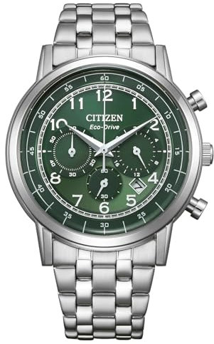 CITIZEN Herren Analog Eco-Drive Uhr mit Edelstahl Armband CA4630-53X