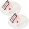 TOYANDONA 2sätze Mini Dessert Dishes Für Puppenhaus Teiliges Schwarzem Kuchen Dekorative Miniatur Küchenaccessoires Für Puppenspielzeug Für Kreative Spielwelten
