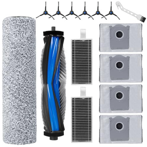 HeyKewi Kit de Accesorios de Repuesto para Ecovacs Deebot X8 Pro Omni / X8 Omni / T80 Omni Robot Aspiradora Accesorios (15 Piezas)