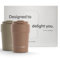 LARS NYSØM Thermo Coffee Mug to go Gift Set - 2 x 380ml Thermo Mugs for Coffee to-go & Tea - The Leak-Proof Mug Gift Set Comes in an Attractive Box (Brown)