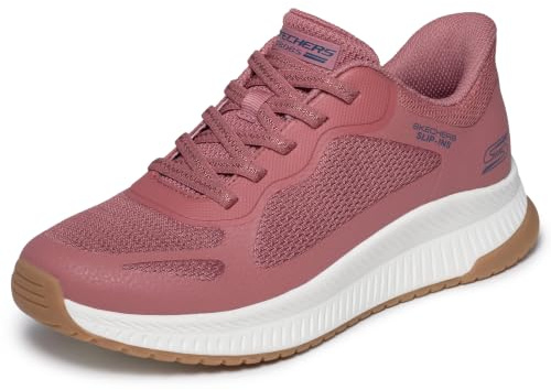 Skechers Hands Free Slip-ins Bobs Squad 4 - Staple Look BasketFemme | Baskets décontractées, à enfiler, semelle intérieure en mousse à mémoire de forme, coussin de talon, semelle extérieure