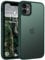 Andwing Matt für iPhone 12 Hülle, Militärstandard FallSchutz Handyhülle für iPhone 12 Pro, Mattierte Durchscheinende Rückseite Schutzhülle, Anti-Fingerabdruck Kratzfest Haltbar-Grün