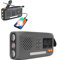 Emergency Crank Radio, Hand Cranked DAB FM Radio, 3W Flashlight Speaker, Solar Charging with 3 Brightness, SOS for Camping Hiking