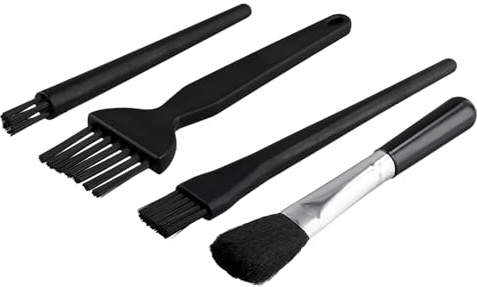 Orolotay 4Pcs Antistatic Brush Kit,Multi Antistatic Brush Keyboard Computer Cleaner Brush,for Laptop Keyboard Circuit Board