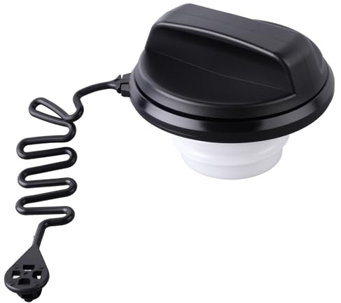 Flydida Auto Tankdeckel Abdeckung mit Halteband Treibstoff Deckel Tankverschluss Passend für Fiesta MK5 2001-2008 Transit MK8 Fusion KA Autozubehör Teil# 7S619030CB 1580852 E1F1-9030-AA 7S61-9030-CB