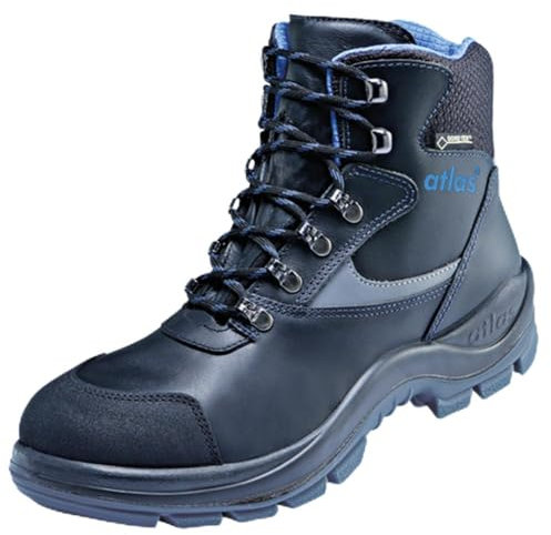 atlas Sicherheitsstiefel GTX 535 XP GoreTex, S3, schwarz, Weite 12, Größe 46 36012 S3 46 (Schutzausrüstungen Schutzstiefel Arbeitssicherheitsstiefel Arbeitsstiefel Allroundschuhe)