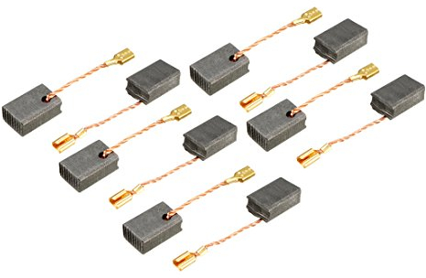 sourcing map Escobillas de Carbón 10 Piezas, 14mm x 9mm x 6mm, para Herramienta Eléctrica, Pulidora, Pieza de Reparación de Repuesto