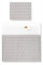 Amilian Kinderwagenset mit Stickerei fürs Baby Bettwäsche Garnitur für Kinderwagen 80x80 cm + 35x40 cm Bezüge 100% Baumwolle erhältlich (Sternchen Grau/Weiß mit Schaf, 2 TLG.)