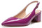 Castamere Scarpe Donna Eleganti con Tacco Medio con Cinturino Dietro la Caviglia Tacco a Blocco Tacco Alto 5 CM Pelle Verniciata Viola Scarpe EU 37
