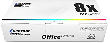 Eurotone 8X Toner im Set für Utax 2506Ci 2507Ci ersetzt CK8511 CKMY