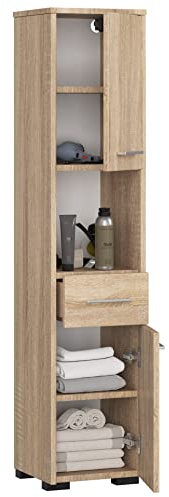 BDW Badezimmerschrank Unterschrank Waschbeckenunterschrank Hochschrank Badmöbel Schrank Midi-Schrank Badregal || VIELE FARB ||