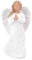 CHUANGLI Engel Figuren Deko, Engel Figur Klein des Gebetes, EIN Angel für die Liebe, Natur, 7 x 13 cm, Weiß