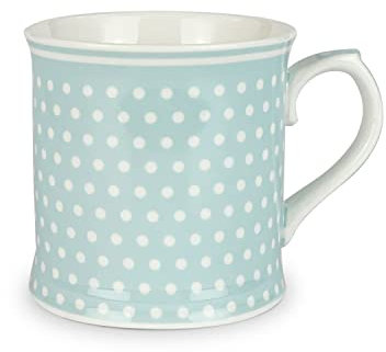 Nada Home Tazza in Porcellana Isabelle Rose Stile Shabby Chic a Pois con Manico 380ml 5142