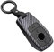 ontto Coque de clé de voiture compatible avec Mercedes Benz A C E S G Class GLC CLE CLA GLB GLS W177 W205 W213 W222 X167 AMG avec porte-clés ABS Housse de protection pour clé de voiture Noir