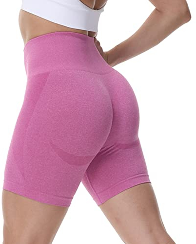 Schwarze Sport Leggings Damen, Shorts Damen Hosen Leggings Slip Compression Fahrrad Yoga Trainingshose Poledance Kleidung Gym Seamless Biker Fitness Sport Radlerhose Kurze Sporthose Leggins Kurz Boot