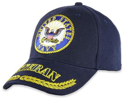Trendy Zone 21 United States 100% Cotton Hat Cap | Offiziell lizenzierte Snapback Cap für alle Jahreszeiten | Verstellbare Größe, Marineblau, Einheitsgr��e