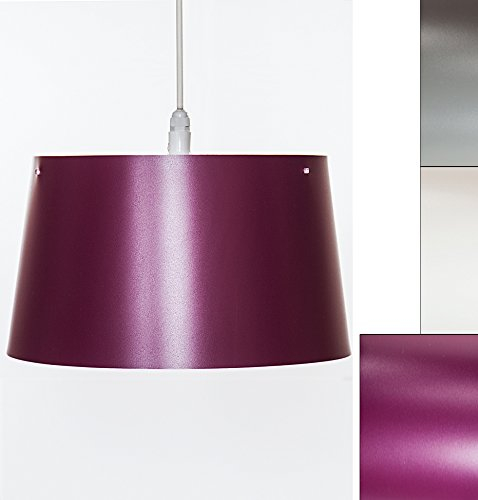 DbKW Tischleuchte/Pendelleuchte IP44 für Innen & Außen.Balkon, Terrasse, Wohnwagen, Zelt und Wohnmobil. Hängeleuchte, Deckenleuchte, Stehlampe, Lampe, Leuchte (Aubergine, Pendelleuchte)