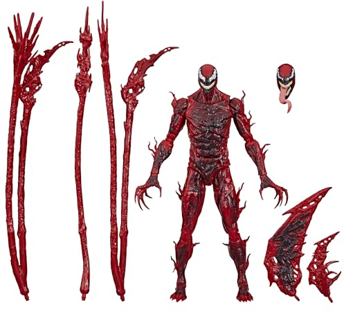 Marvel Legends Series Carnage, Deluxe Action-Figur zum Sammeln zu Venom: Let There Be Carnage, 15 cm, Rot