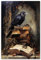 UNXIS Vintage-Halloween-Poster, Krähe, Wandkunst, dunkle Akademie, Dekoration, viktorianisch, Gothic, Rabe, Kunstwerk, 40,6 x 61 cm, ungerahmt, stimmungsvolle Bilder