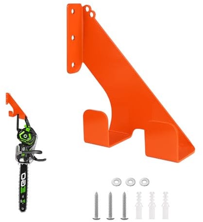 Noaya Wall Mount Chainsaw Holder - Heavy Duty Chainsaw Hook, Garage Chain Saw Storage Bracket, Garage Chainsaw Storage Rack, Suitable for Stihl Series Chainsaws Or Other Tool with Handle