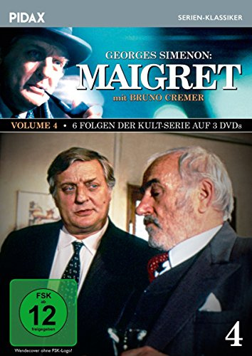 Maigret, Vol. 4 / Weitere 6 Folgen der Kult-Serie mit Bruno Cremer nach den Romanen von Georges Simenon (Pidax Serien-Klassiker)