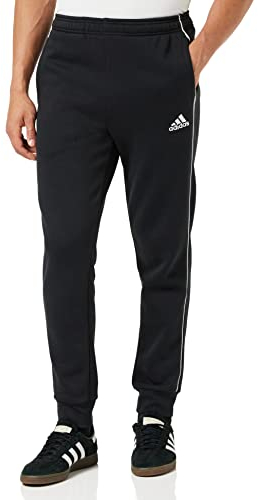 adidas Herren Trainingshosen Core 18 Jogger Hosen, Schwarz-Weiss, XS