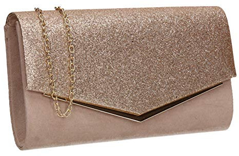 SwankySwans Damen Janey Clutch-Tasche, Nude