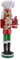 T TOOYFUL 38cm Holz Handbemalt Glitzer Nussknacker Weihnachtsdekor König Mit Zepter - Koch