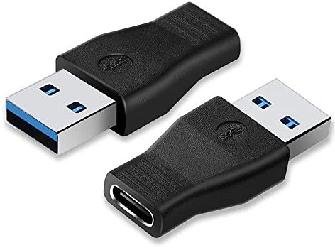 CABLEPELADO Adaptador USB 3.0 Macho a USB-C Hembra, Conector USB-A a USB-C, Convertidor Con Velocidad de Transferencia de Hasta 5 Gbps