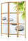 decomonkey Paravent Raumteiler Innen Bambus Spa 135x171 cm 3 Teilig Room Divider Wall Raumteiler Stehend Trennwand Sichtschutz Spanische Wand Sichtschutzwand Wohnzimmer Holz Zen Orient Japan