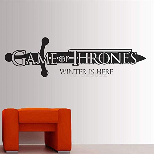 Wandaufkleber, Game Of Thrones Wandtattoo Der Winter Ist Da Home Wandtattoo 57X74Cm