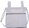 Bolsa panera de algodón vichy - Bolso carro - Talega carrito de bebé - Nenel (Gris)