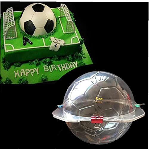 Onsinic Policarbonato De Fútbol Molde De Chocolate DIY Molde Molde Decoración Herramientas