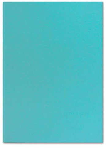 100 Blatt DIN A5 Papier - Türkis - 120gr - 14,8 x 21cm - Bastelbogen Tonpapier Bastelpapier Briefbogen - FarbenFroh by GUSTAV NEUSER