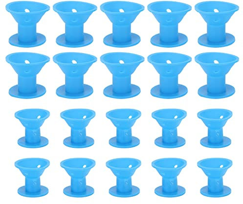 Silikon Lockenwickler, Magic Lange Lockenwickler für DIY Haarstyling, Ohne Hitze, kein Clip und Keine Haare Verletzen, 20 Stück