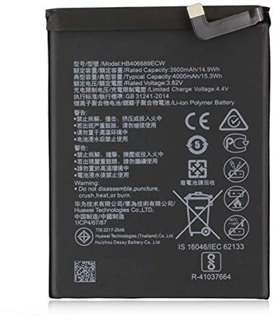 Batteria Compatibile con Huawei Mate 9 e Mate 9 PRO HB396689ECW Ascend 4000MAH con Kit SMONTAGGIO