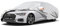 GUNHYI Funda de Coche Exterior Impermeable Transpirable, Anti-UV Antipolvo de 6 Capas con Cremallera y Forro de Algodón, para Sedán Serie 7, Audi A6/A7/A8, Jaguar XF, Ghibli, Clase S etc(490 a 530 cm)