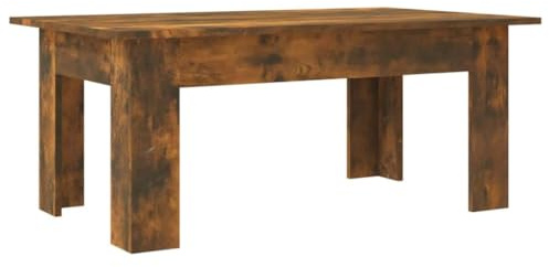 vidaXL Coffee Table Smoked Oak 100x60x42 cm Engineered Wood