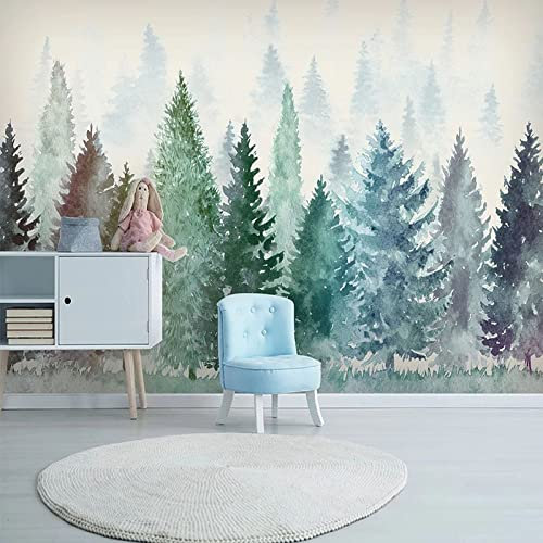 XTSWallpaper Plantes Arbres Paysages 300X200Cm Papier Peint Photo 3D Optique Trompe L Oeil | Déco Mural Tableaux Muraux Photo Mural Décor Motif Poster Géant Stickers Muraux Optique Fond Effet