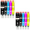 Amaprint 10 XL Patronen kompatibel mit Canon PGI 570 CLI 571 passend für MG5750 MG5751 MG5752 MG5753 MG6850 MG6851 MG6852 MG6853 TS5050 TS5051 TS5053 TS5055 TS6050 TS6051 TS6052