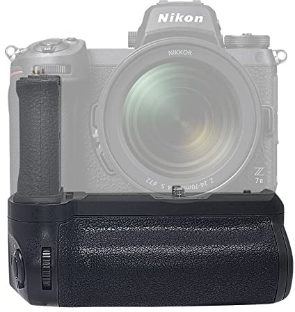 Venidice Poignée d'alimentation multifonction pour appareil photo Nikon Z6 II Z7 II, remplace MB-N11 - Poignée d'alimentation idéale pour prendre des photos en mode portrait